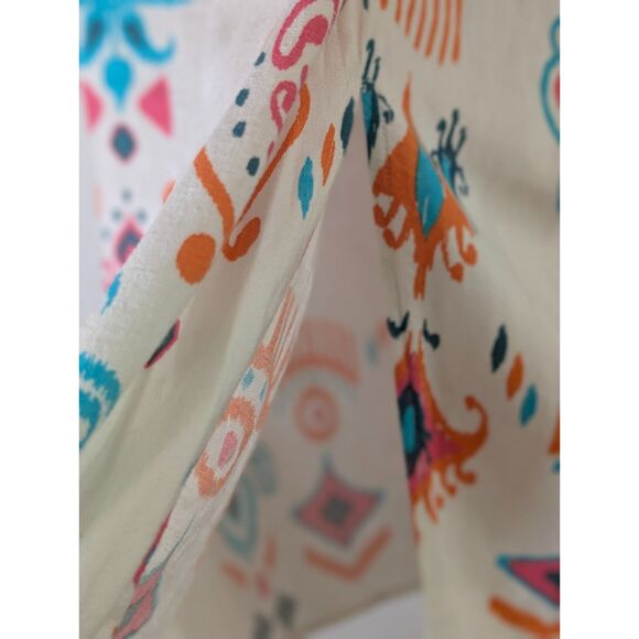 G by Giuliana High Waisted Linen Blend Sugar Washed Boho Resort Coastal 10 - Picture 4 of 11